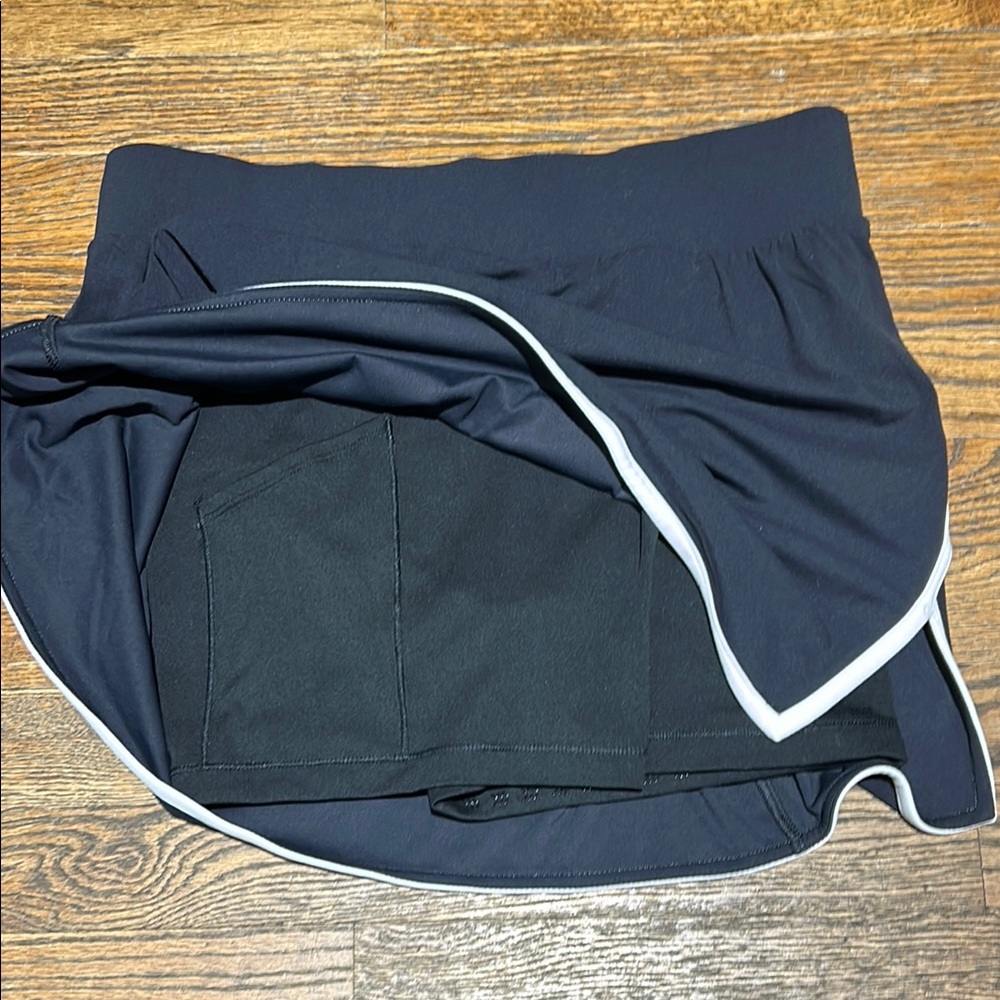 Black Skirt with White Trim - Picture 2 of 4
